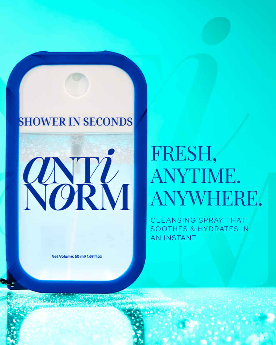 Antinorm Daily Body Cleansing Spray|Sweat Dirt Pollution With Odor Control Fragrance Free
