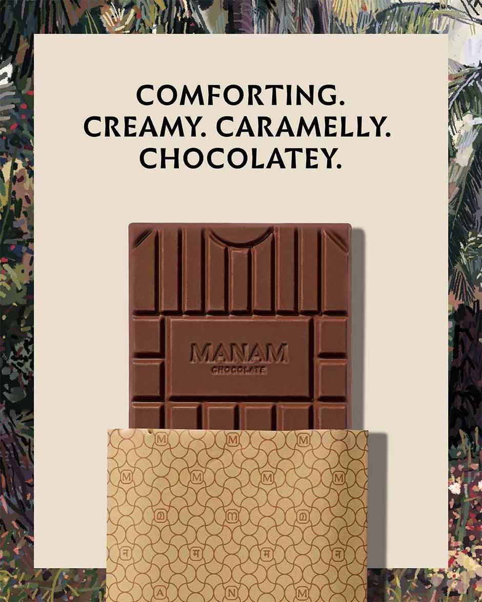 Manam Chocolate Indian Origin Tablet No. 1 | 45% Milk