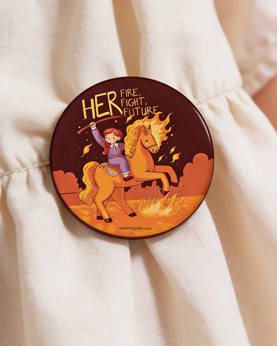 Her Women's Day Badge PO2 | Mad Over Print