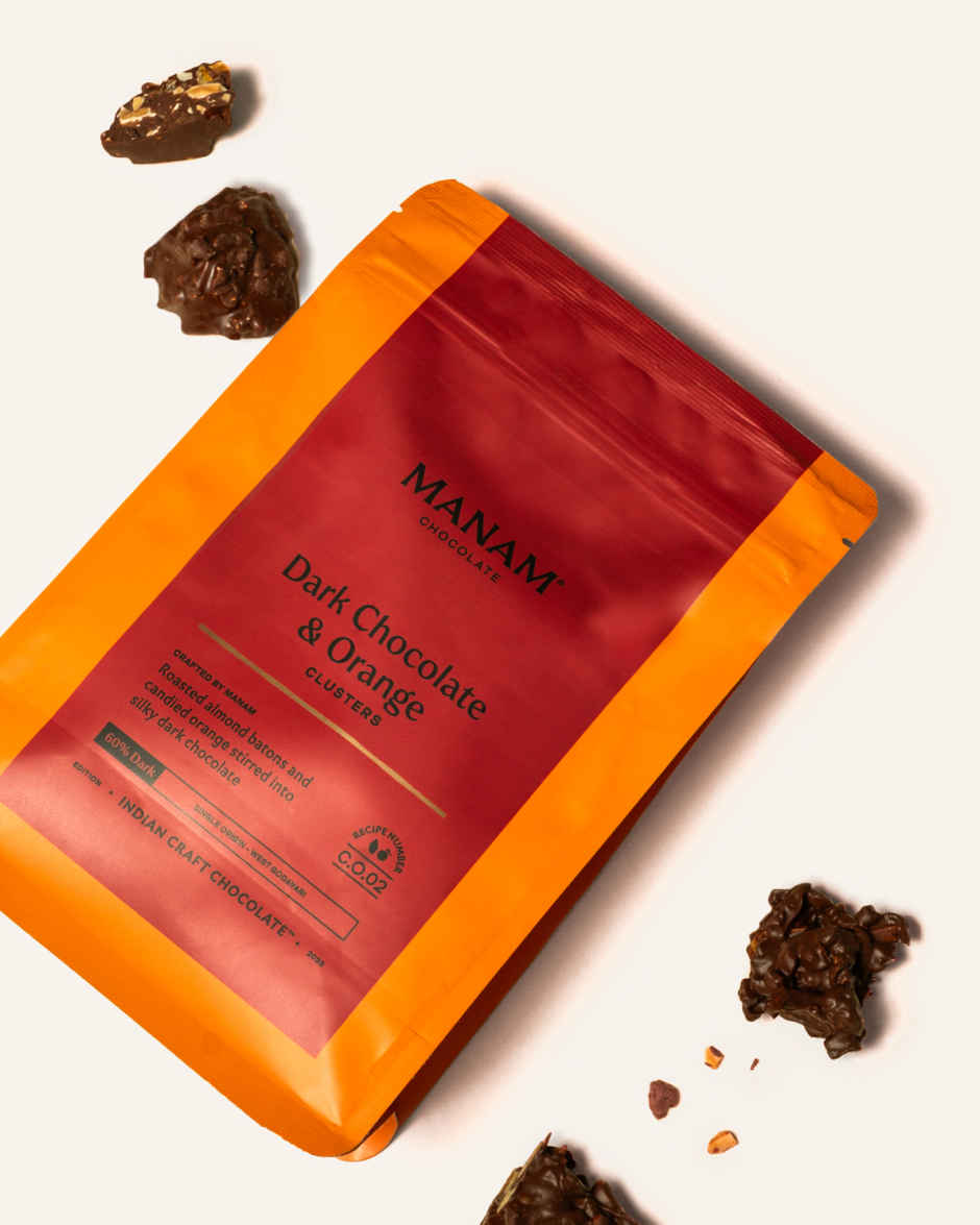 Manam Dark Chocolate & Orange Cluster