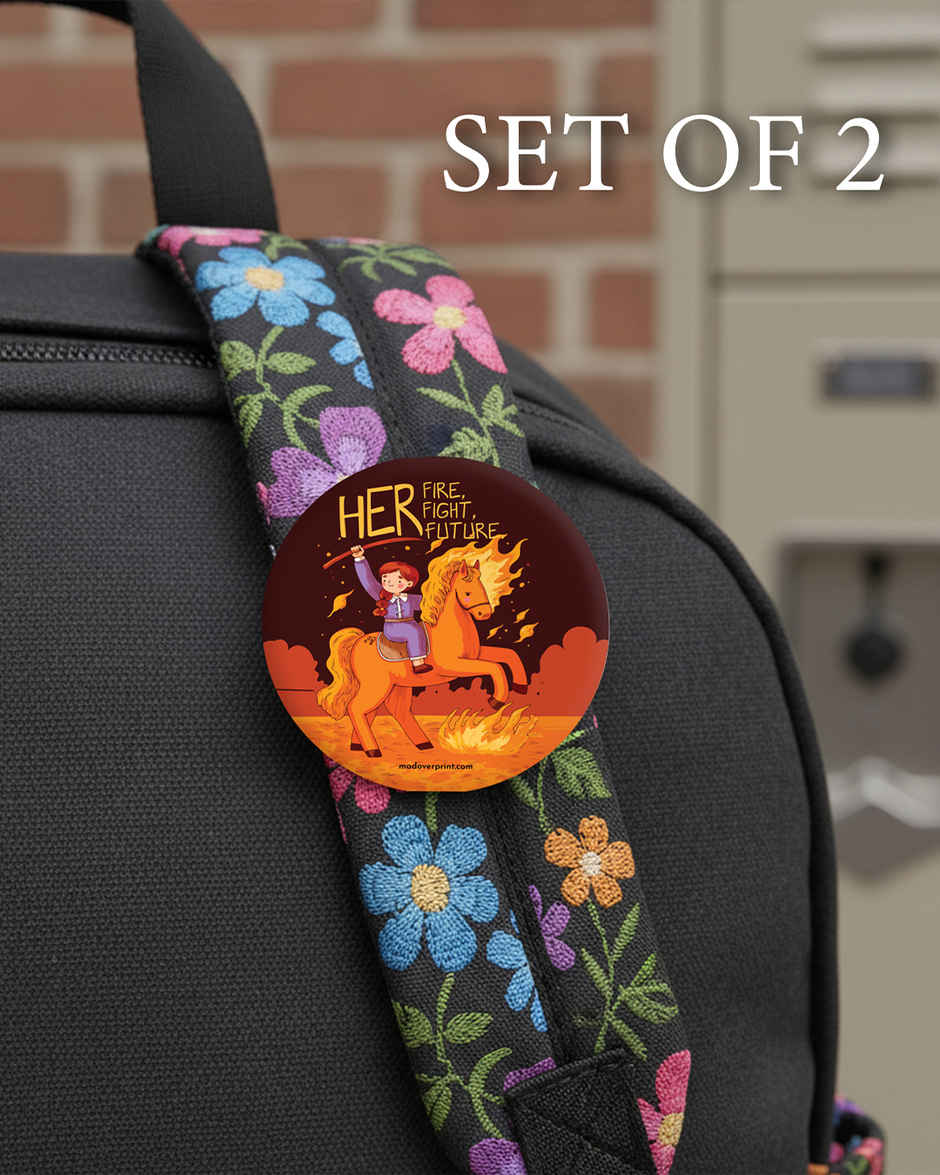 Her Women's Day Badge PO2 | Mad Over Print