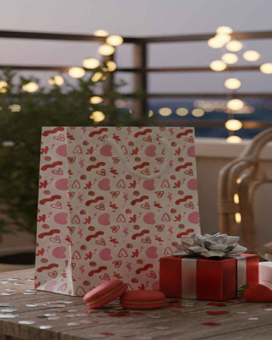 Love Element Gift Bag | 16 x 12 inch | Mad Over Prints