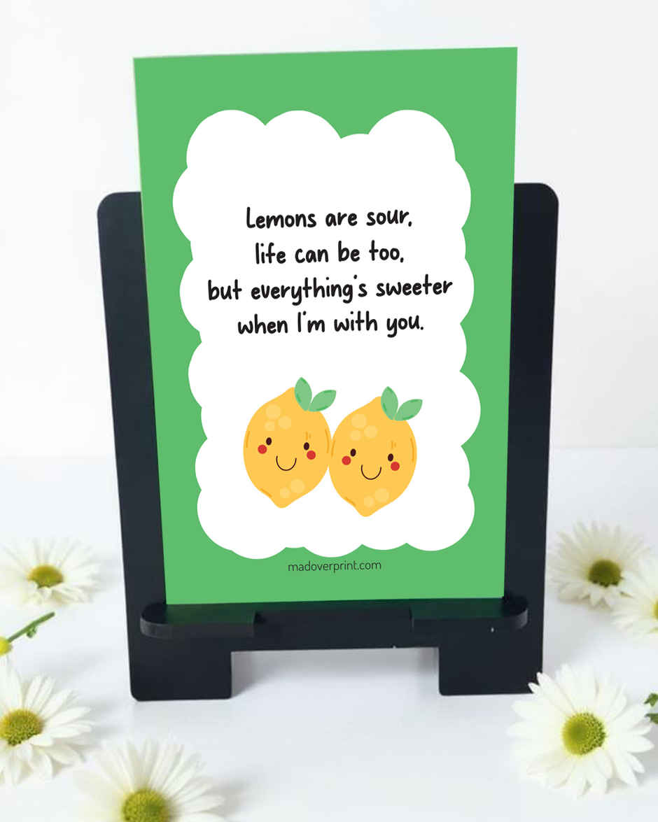Bff Mini Cards With Easel Stand | Mad Over Print