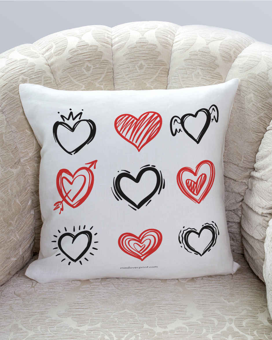 Heart Cross Cushion | Mad Over Prints