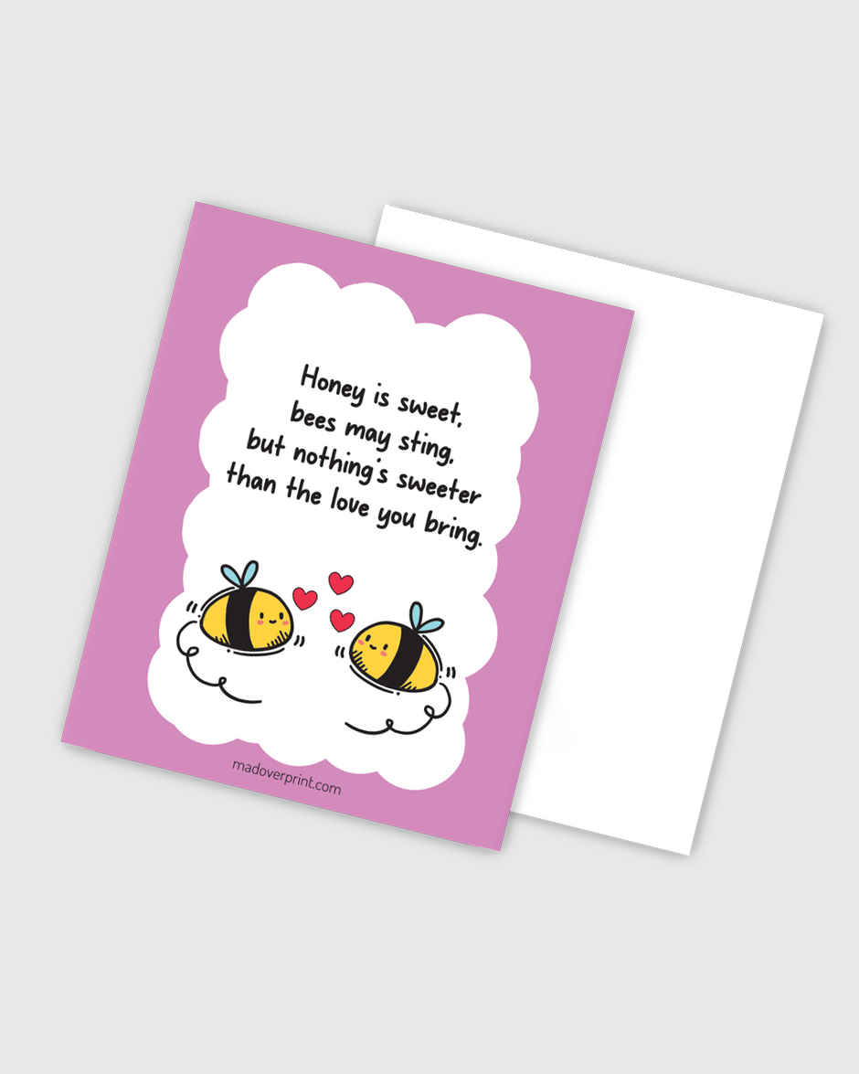 Bff Mini Cards With Easel Stand | Mad Over Print