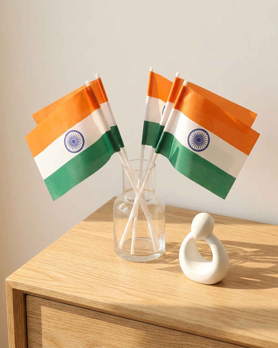 Mini Indian National Flags | Pack of 5 | Mad Over Prints