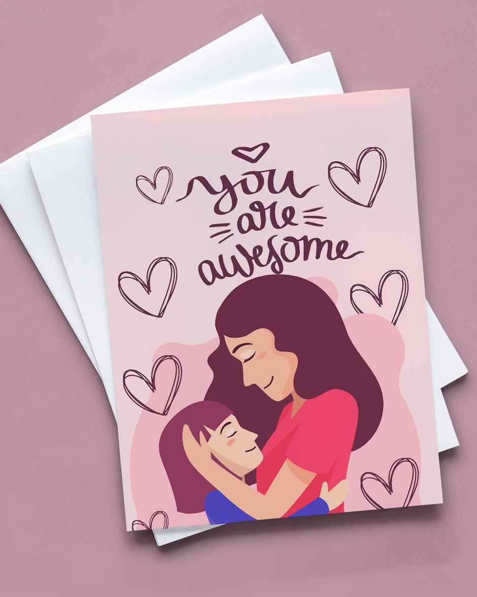 You'Re Awesome Greeting Card | Mad Over Print