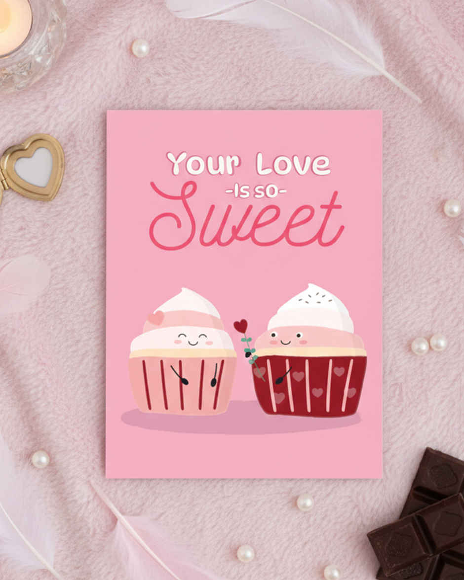 Your Love Is Sweet Greeting Card | Vibebling