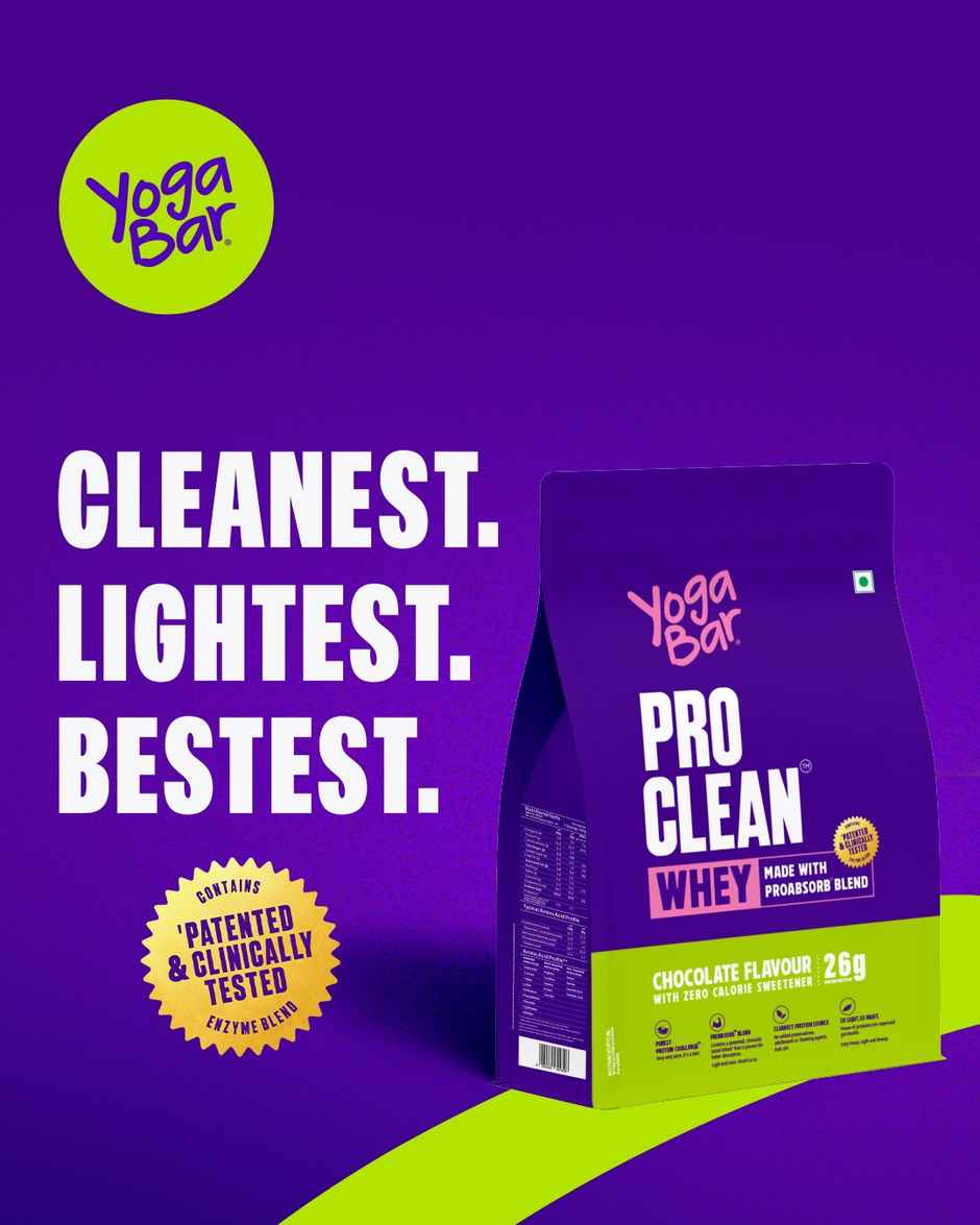 Yogabar Whey Protein - Wpi + Wpc Dark Chocolate Flavour Whey Protein With Zero Calorie Sweetener (105g) & Yogabar Whey Protein - Wpi + Wpc Dark Chocolate Flavour Whey Protein With Dates & Monk Fruit (105g) Combo