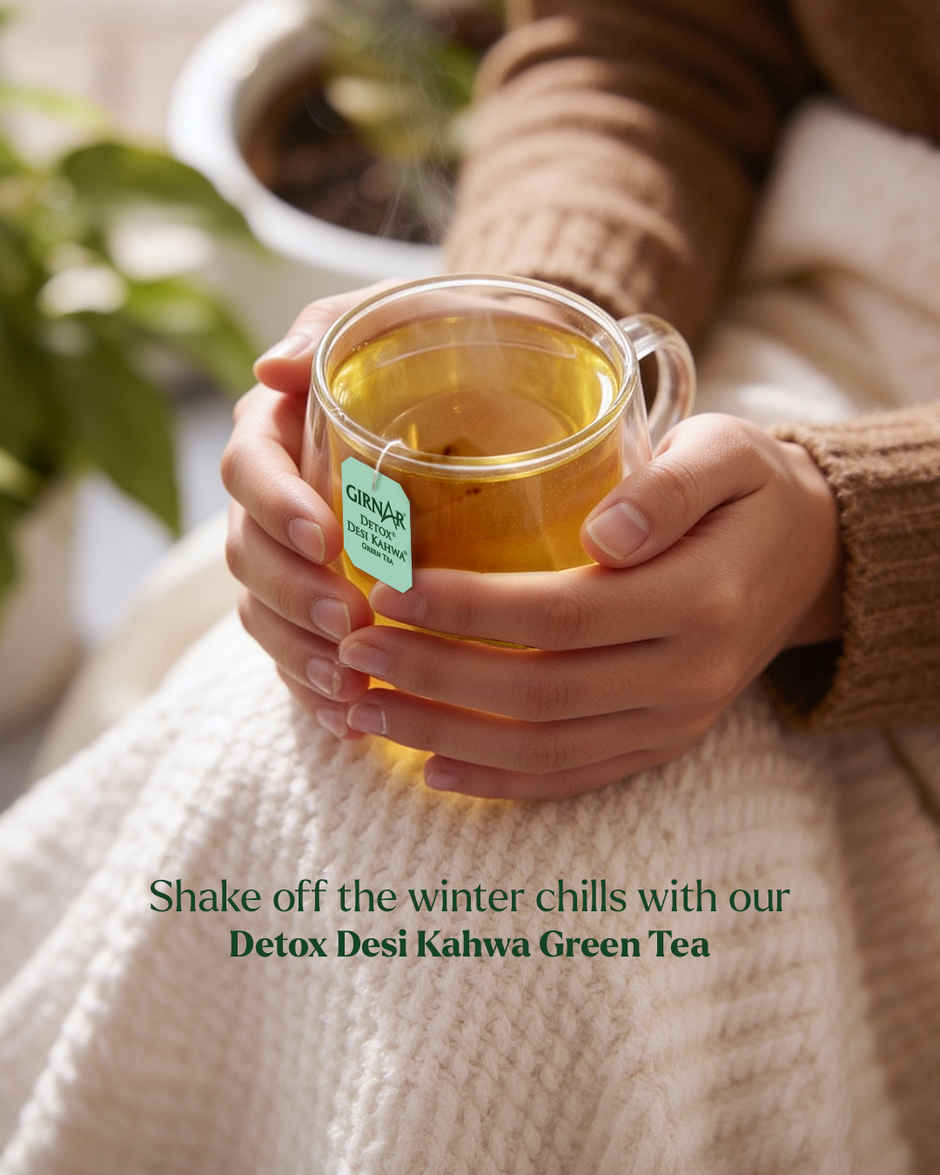 Girnar Detox Desi Kahwa Green Tea Combo