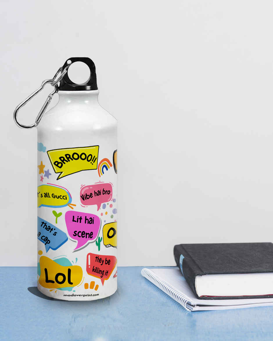 Mad Over Print Friends Stickers Sipper