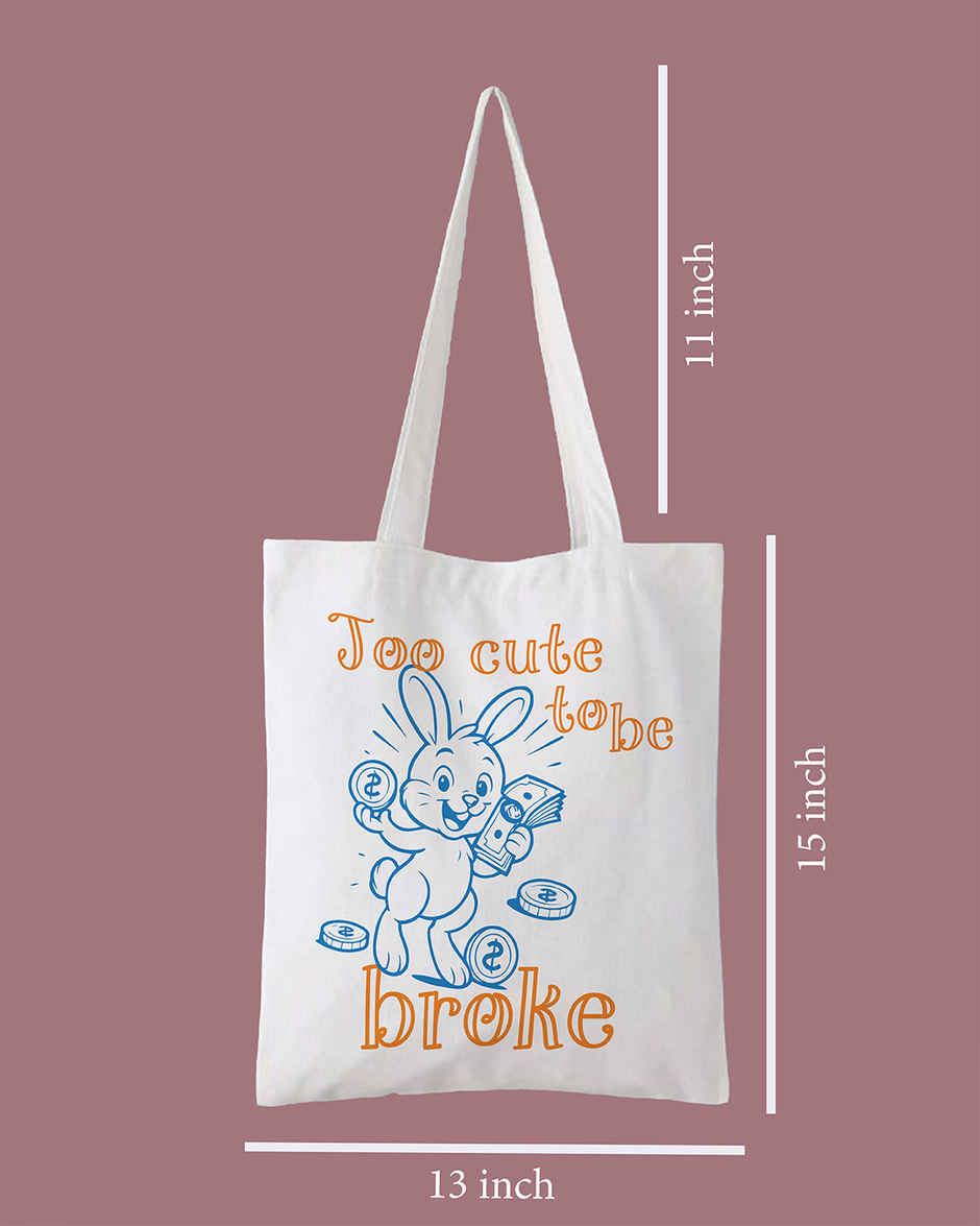 Too Cute Tote Bag | Mad Over Print