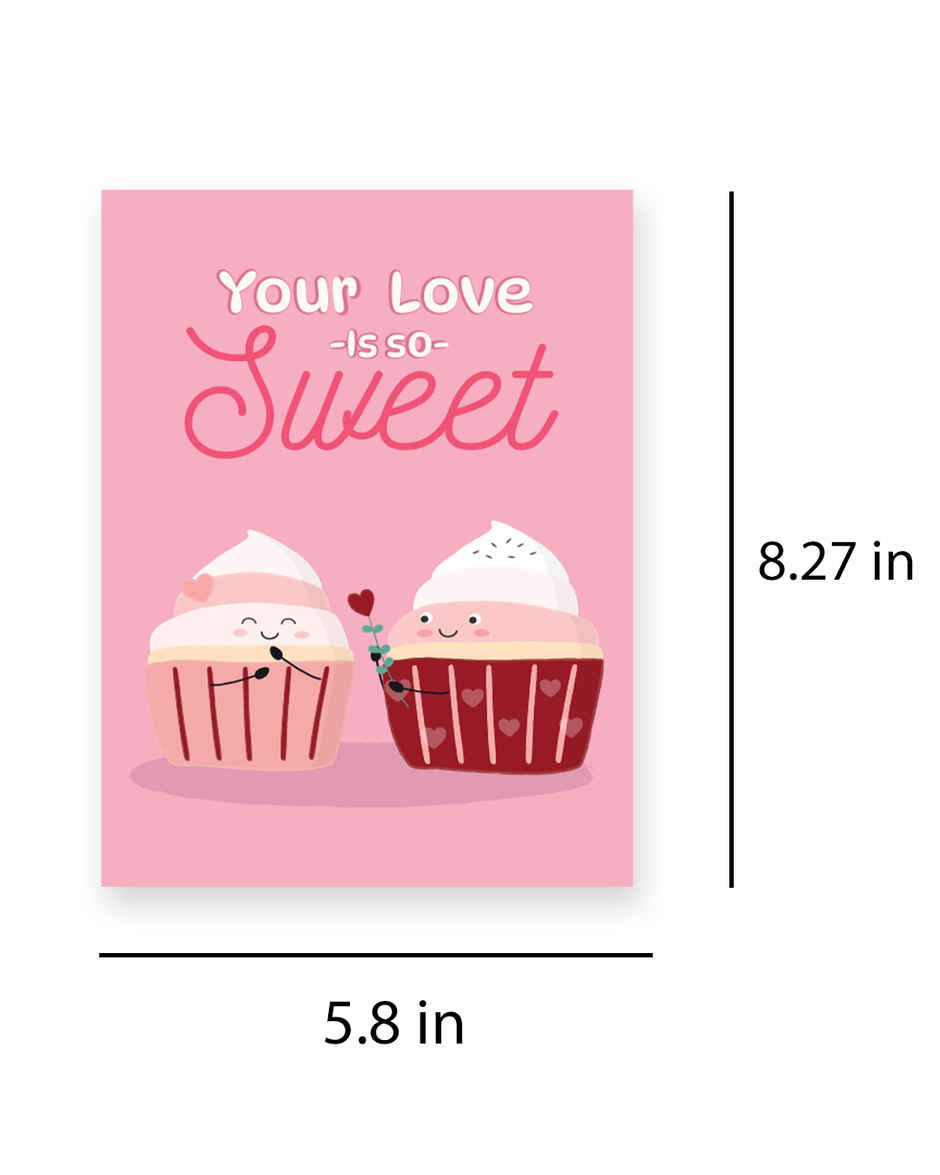 Your Love Is Sweet Greeting Card | Vibebling