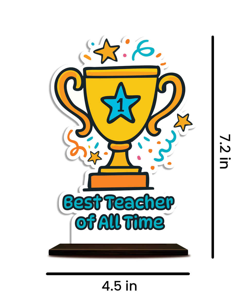 Mad Over Print All Time Best Teacher Award | Teachers Day Special