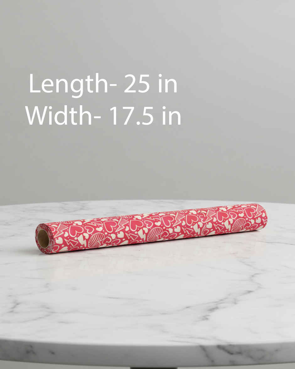 Multi Heart Gift Wrapping Paper | Mad Over Prints