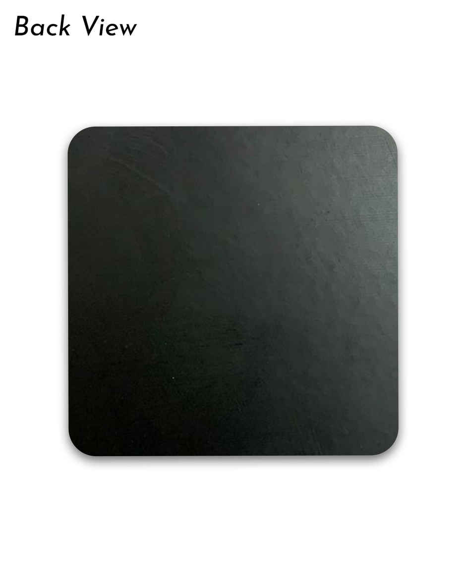 Mad Over Print Dont Touch Coaster ( Pack Of 6 }