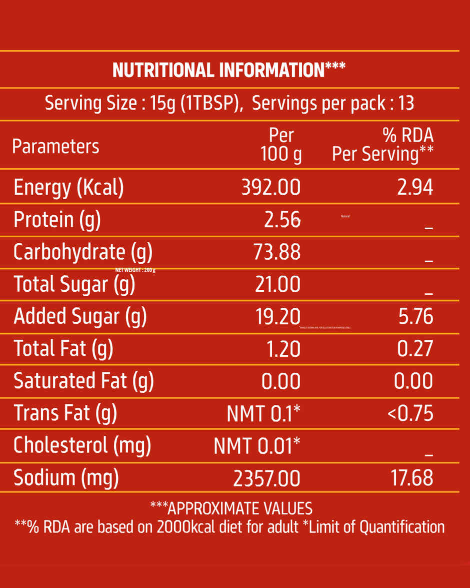 Gusto FOODs Red Chilli Sauce