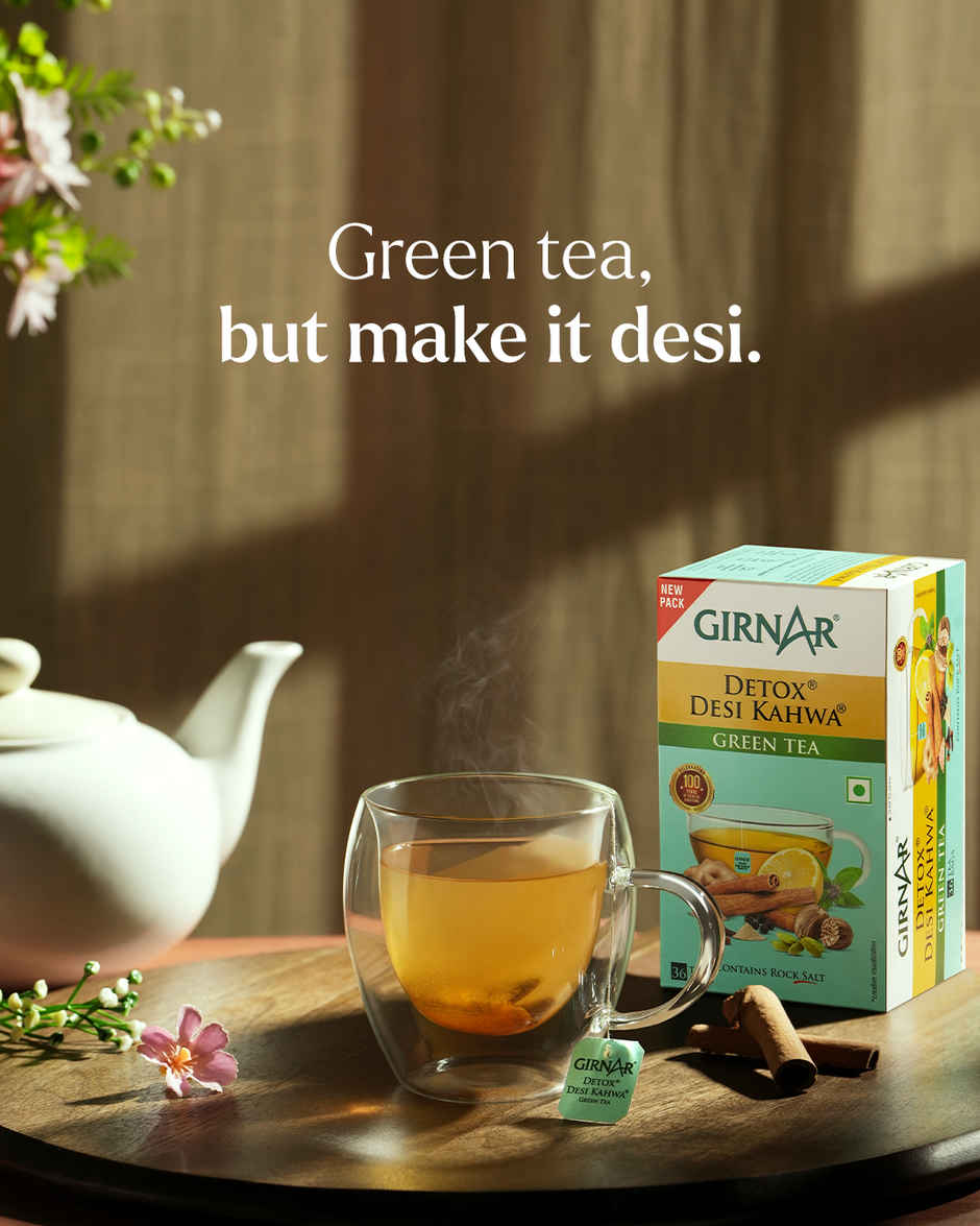 Girnar Detox Desi Kahwa Green Tea Bags