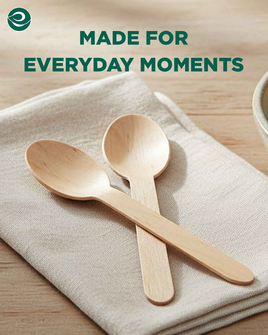 Eco Soul 160 mm | 50 Count | Disposable Spoon