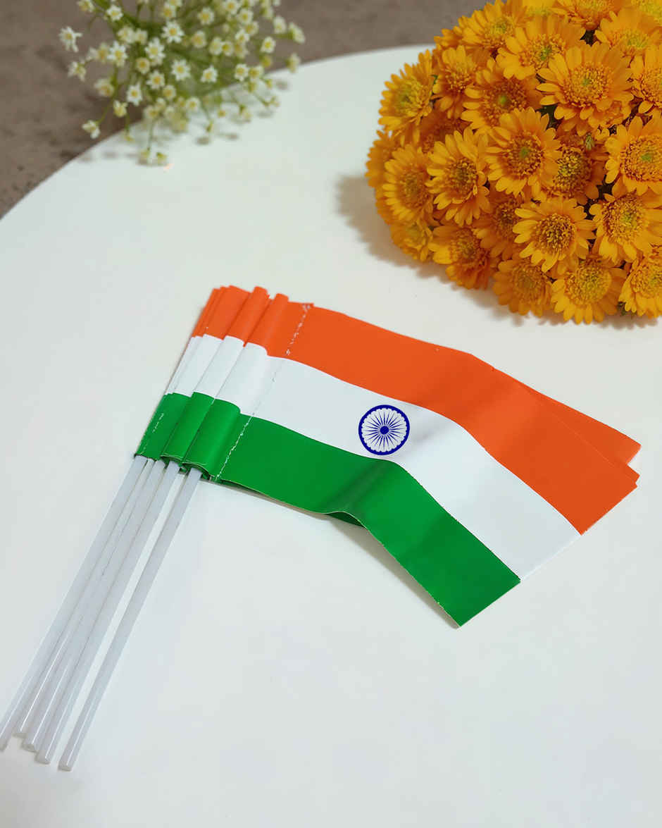 Mini Indian National Flags | Pack of 5 | Mad Over Prints