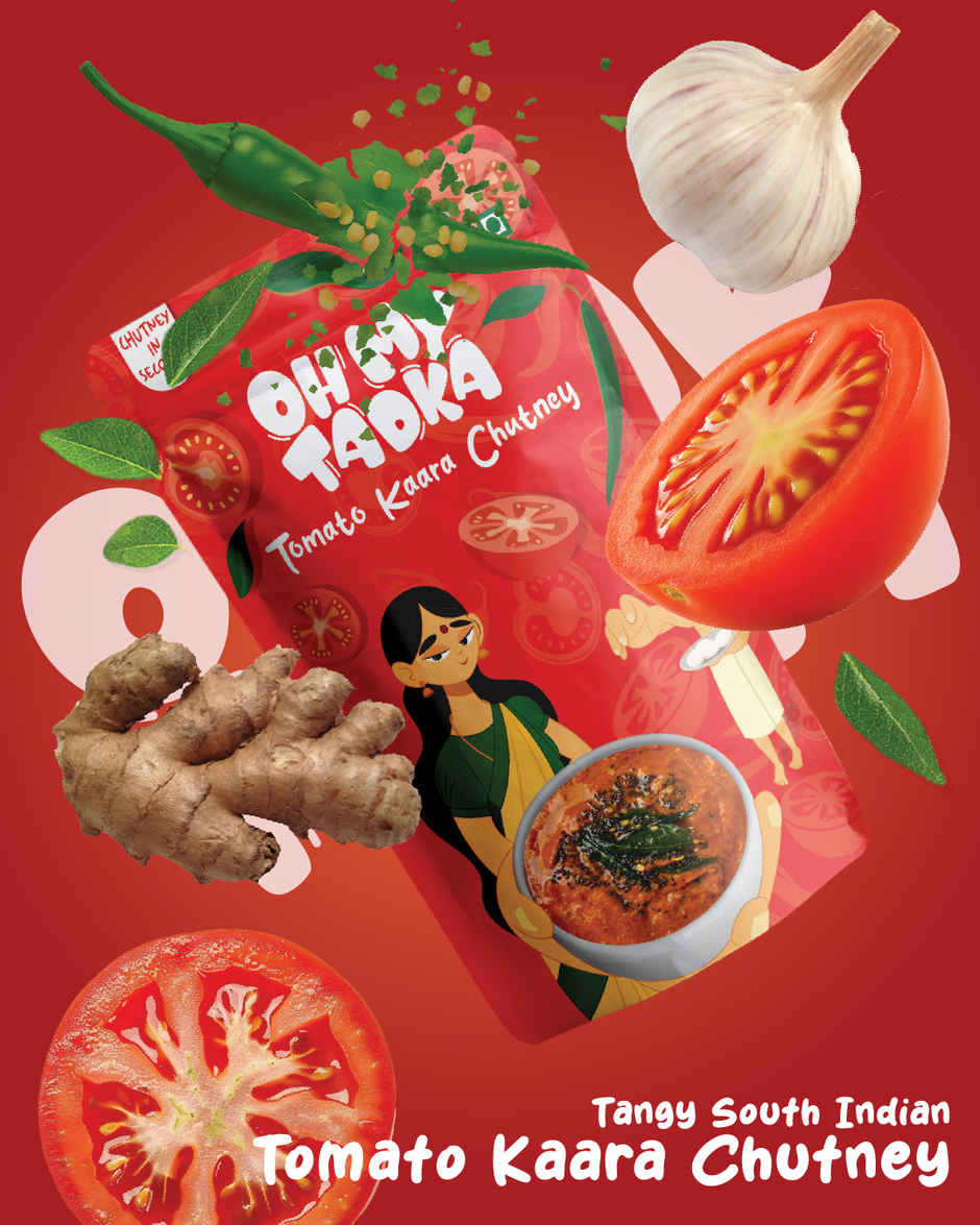 Oh My Tadka Tomato Kaara Chutney