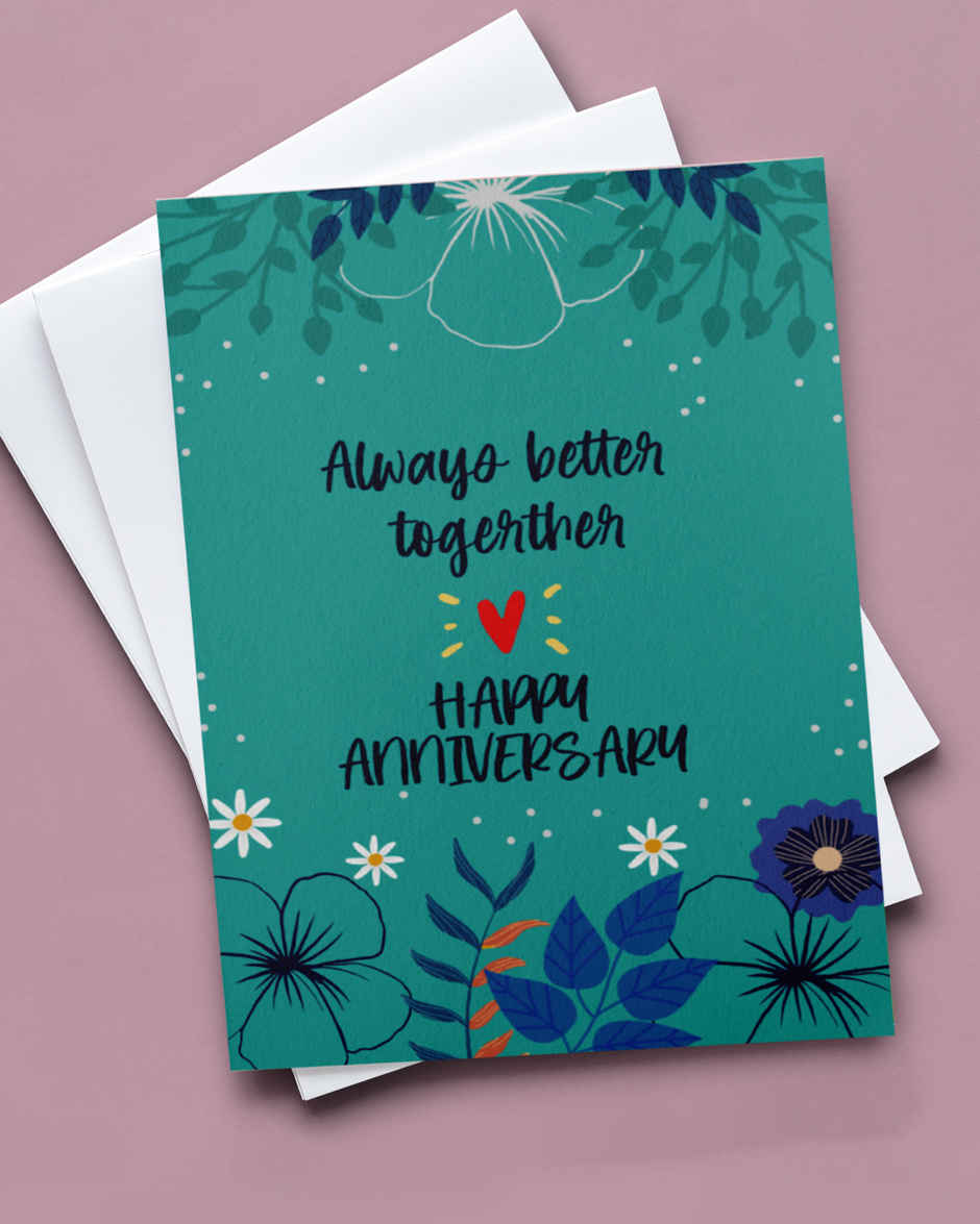 Mad Over Print Always Better Together Card