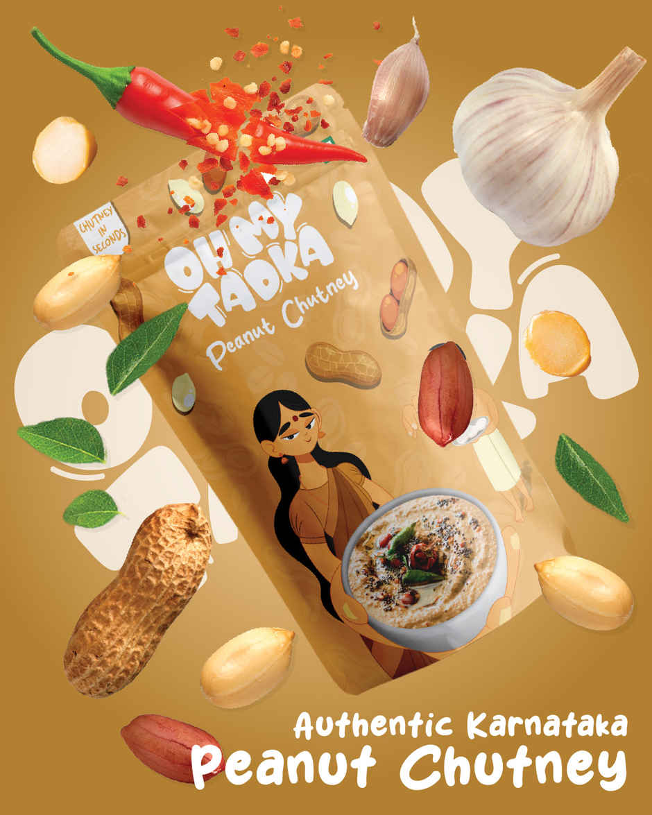 Oh My Tadka Peanut Chutney