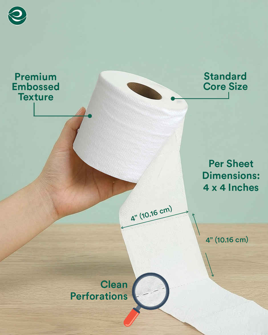 Eco Soul | Eco Friendly |Toilet Paper | 3Ply | 300 Sheets x 2 Rolls
