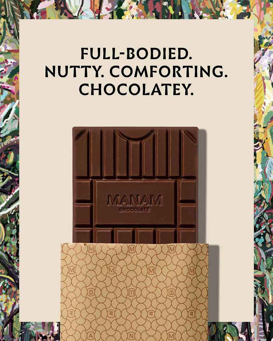 Manam Chocolate Indian Origin Tablet No. 3 | 67% Dark