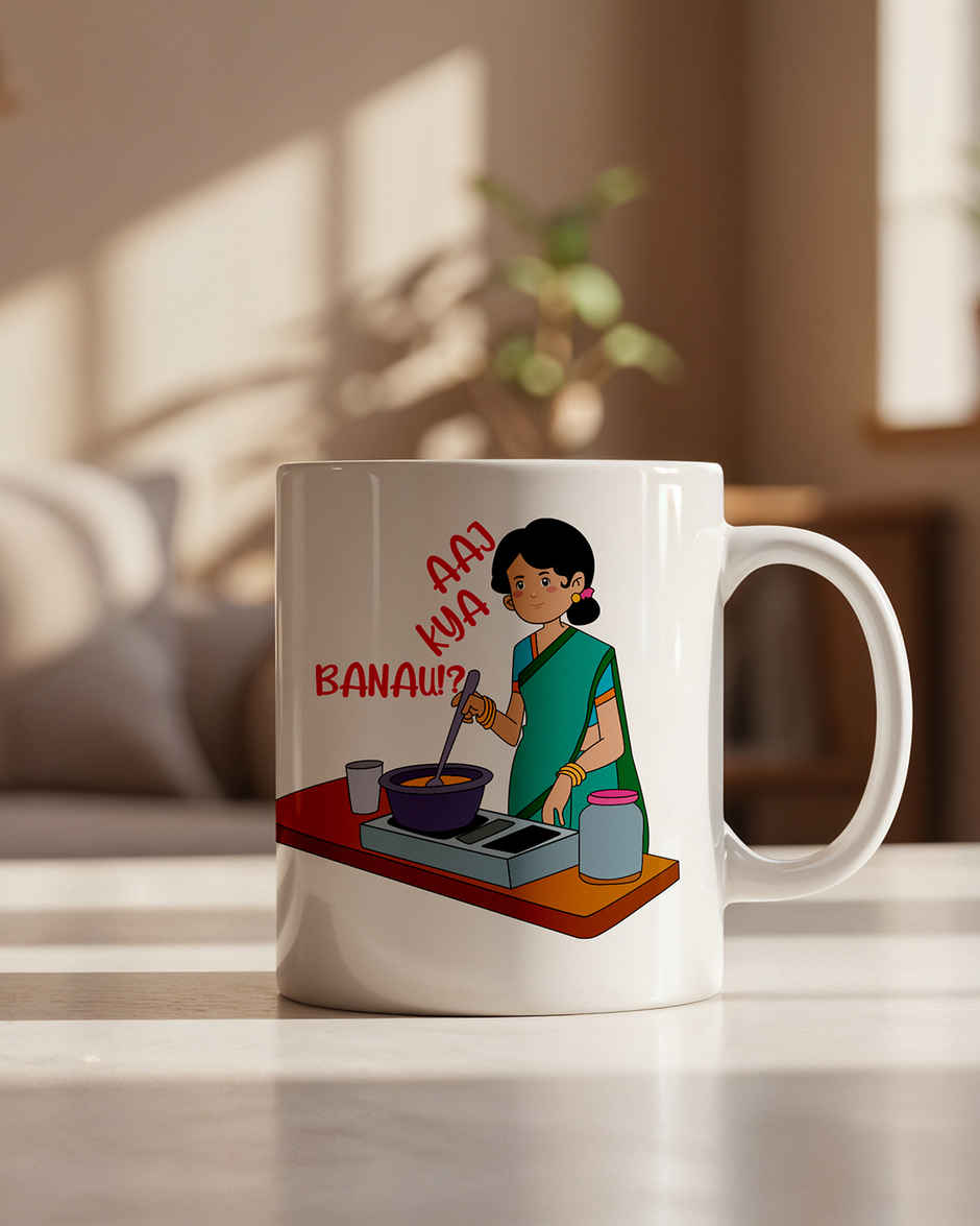 Aaj Kya Banau Mug | Vibebling
