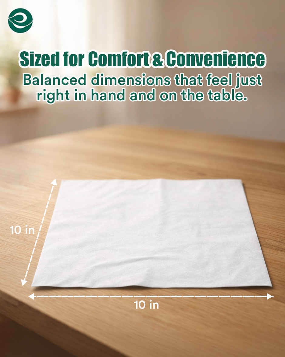 Eco Soul 1 Ply | 100Count | Disposable Paper Napkin