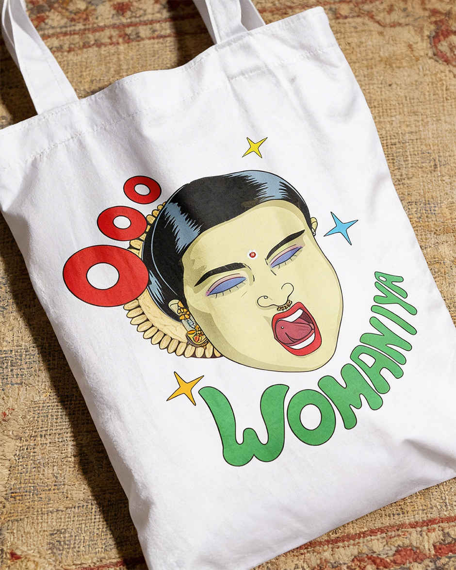 Oo Womaniya Tote Bag | Mad Over Print