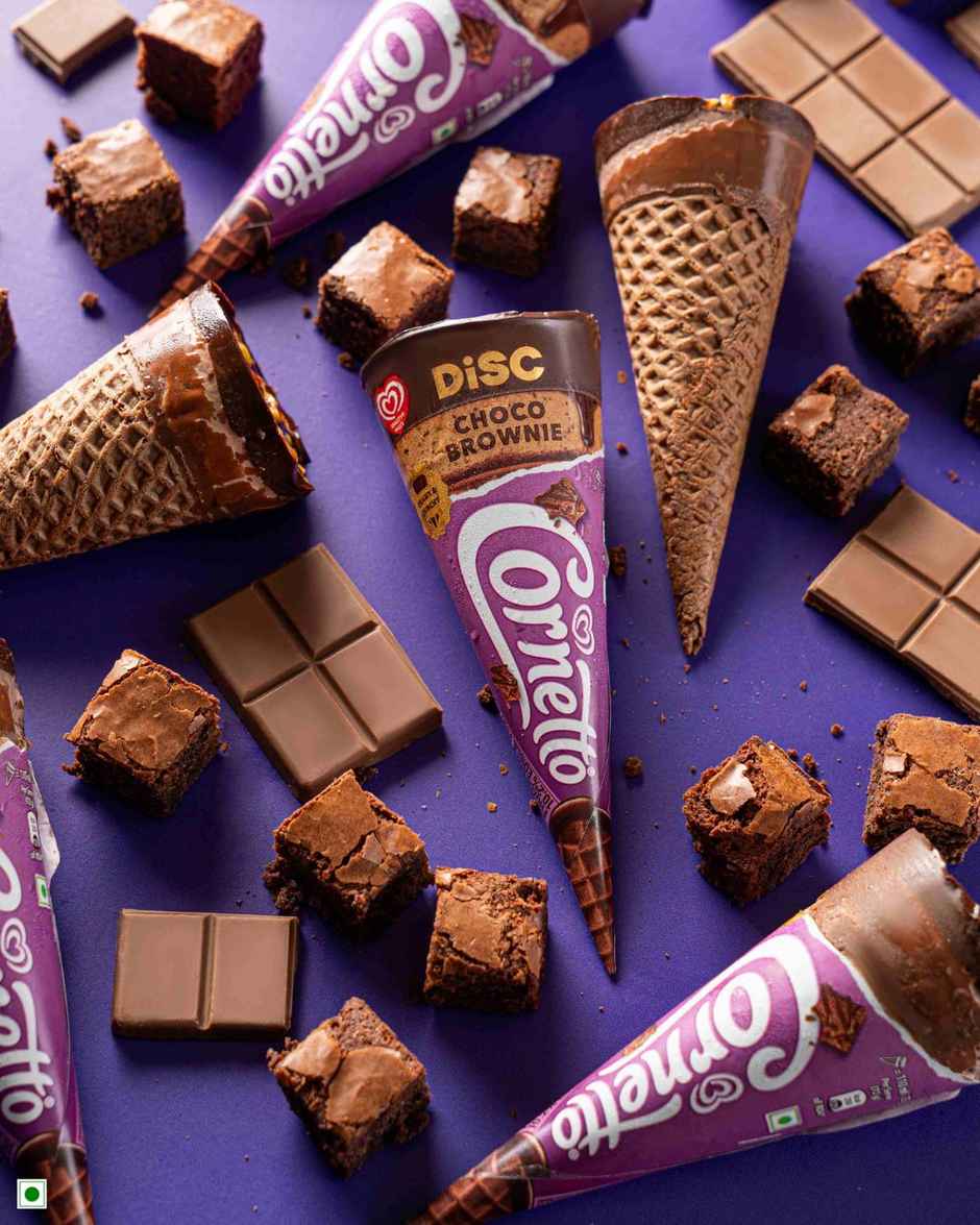 Kwality Wall's Cornetto Choco Brownie Cone
