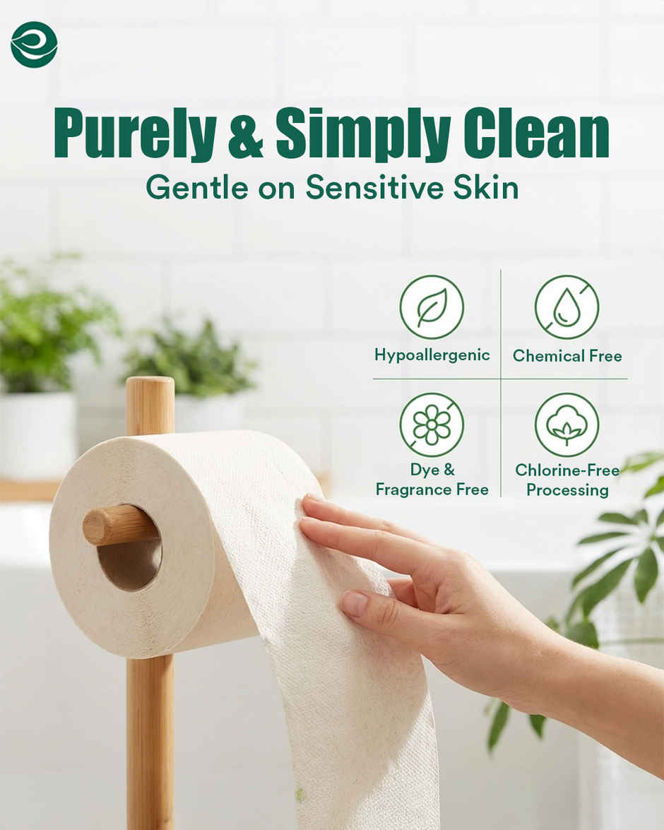 Eco Soul | Eco Friendly |Toilet Paper | 3Ply | 300 Sheets x 2 Rolls