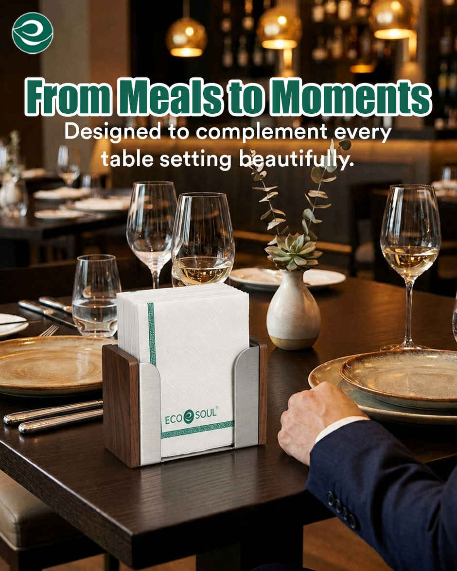 ECO SOUL 2Ply | 50 Count | Disposable Paper Napkin
