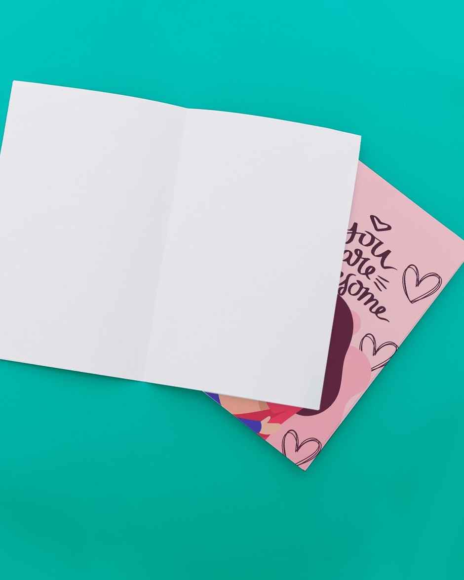 You'Re Awesome Greeting Card | Mad Over Print