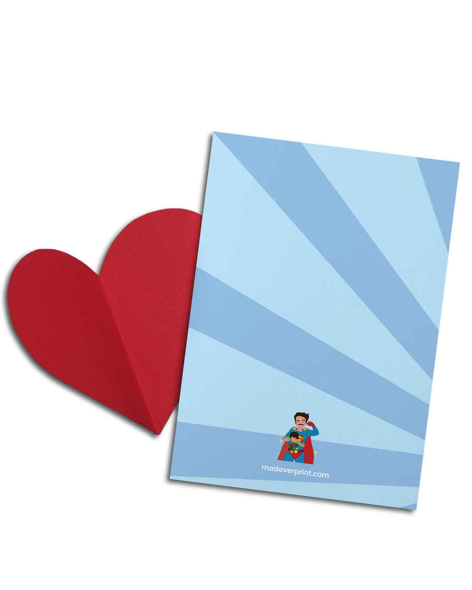 The Incredible Dad Card | Mad Over Prints