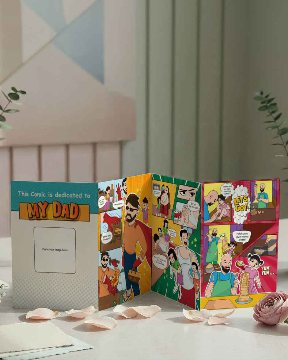 Iconic Dad Father's Day Comic Book | Mad Over Print