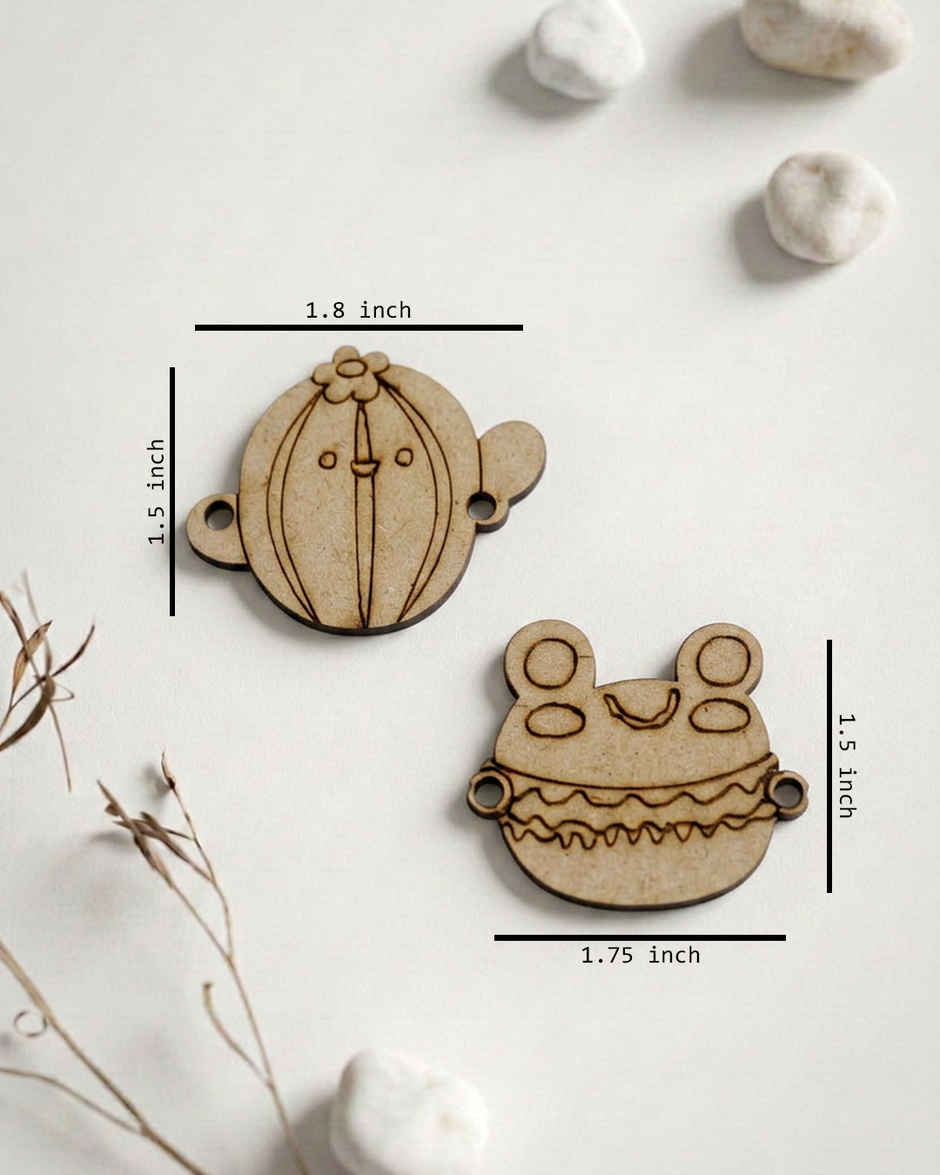 DIY Cactus Rakhi Painting Kit for Kids | Unique Find | Pack of 2 | Mad Over Prints
