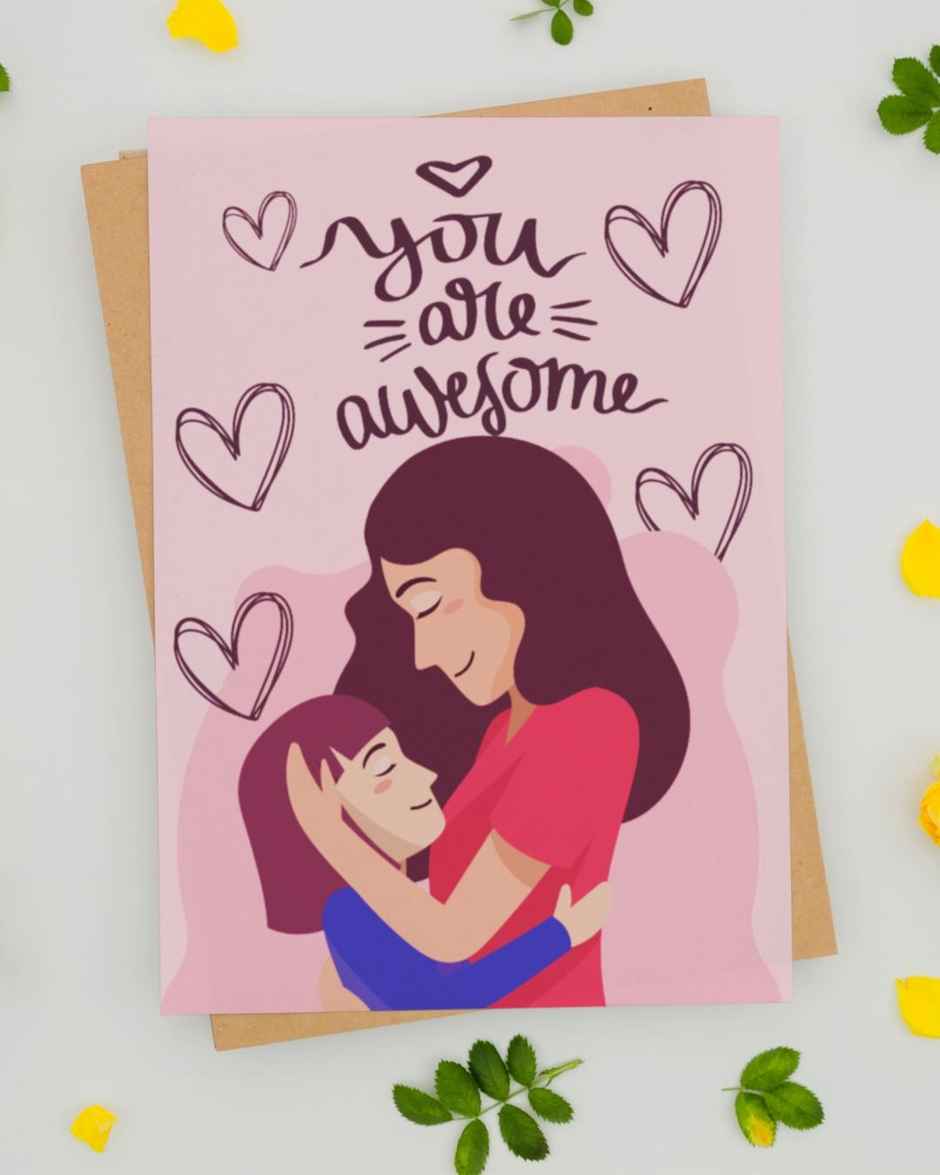 You'Re Awesome Greeting Card | Mad Over Print