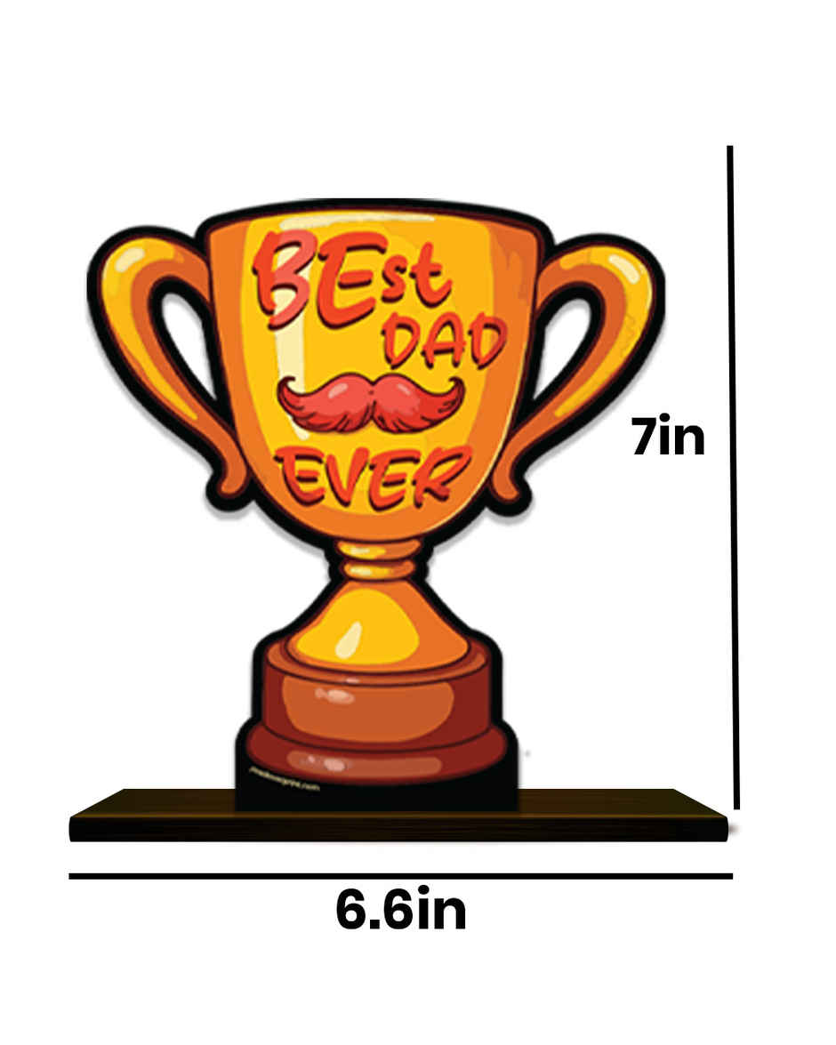 Mad Over Print Best Dad Ever Award