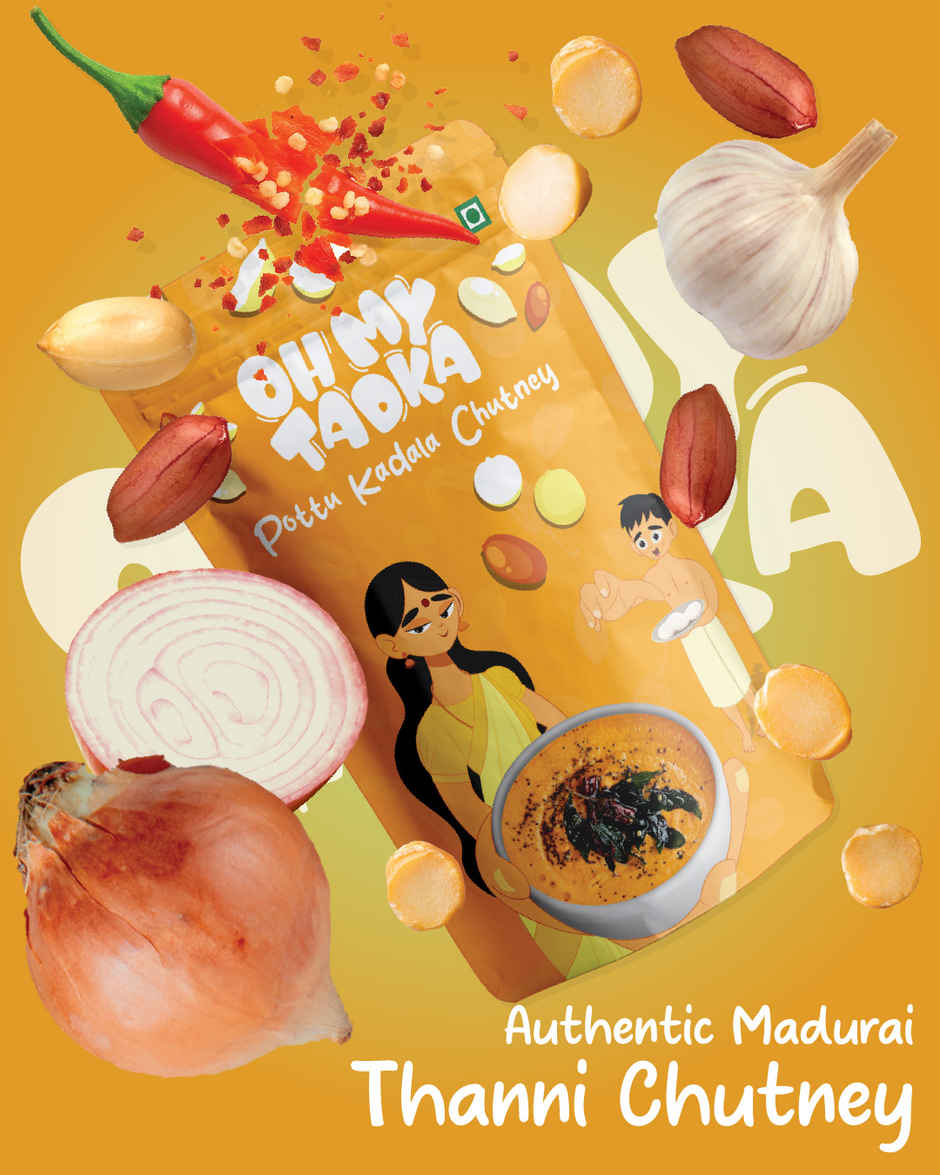 Oh My Tadka Madurai Thanni Chutney
