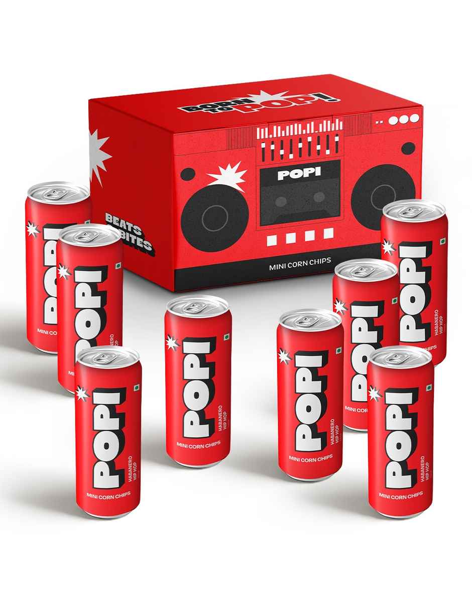 Popi Habanero Hip Hop Mini Corn Chips | Chaos Pack