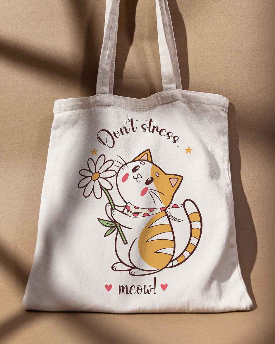 Don't Stress Tote Bag | Mad Over Print