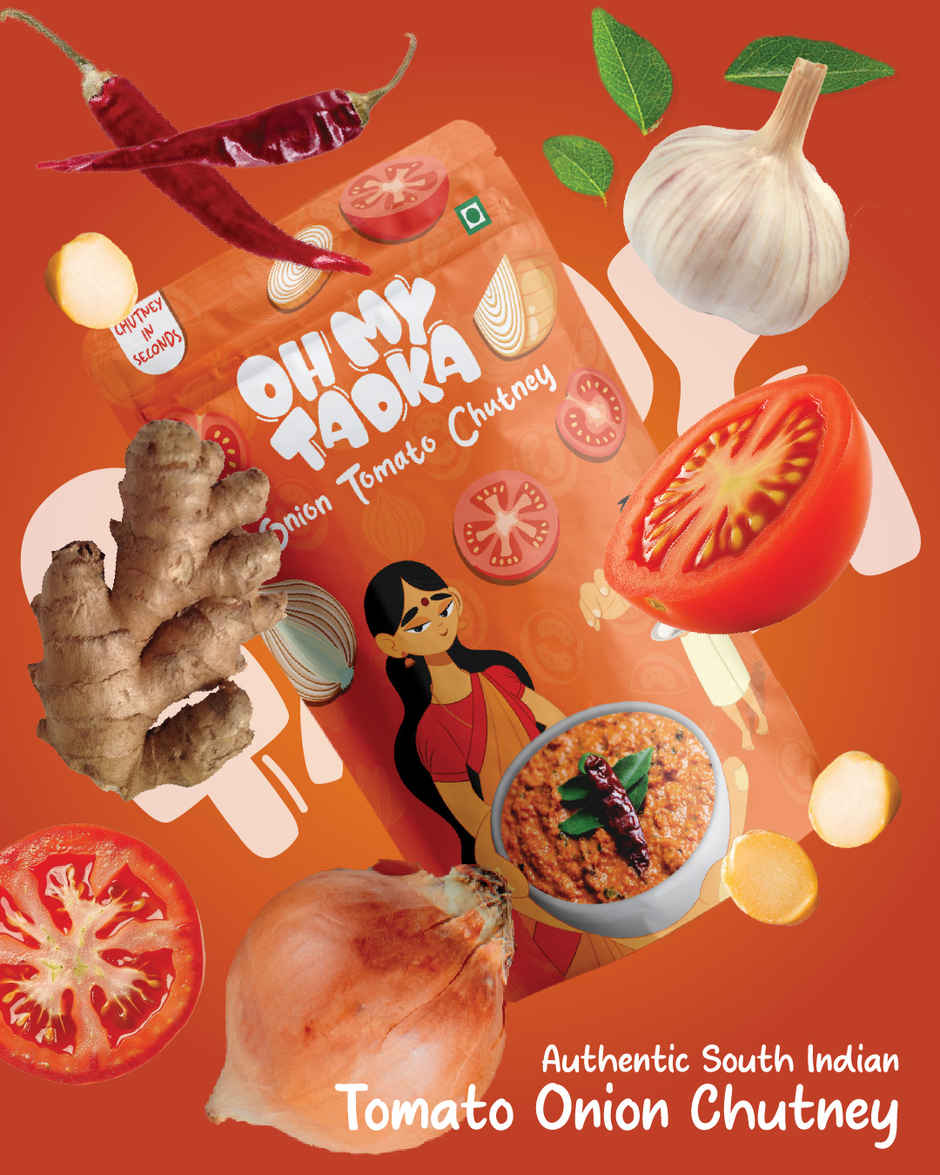 Oh My Tadka Onion Tomato Chutney