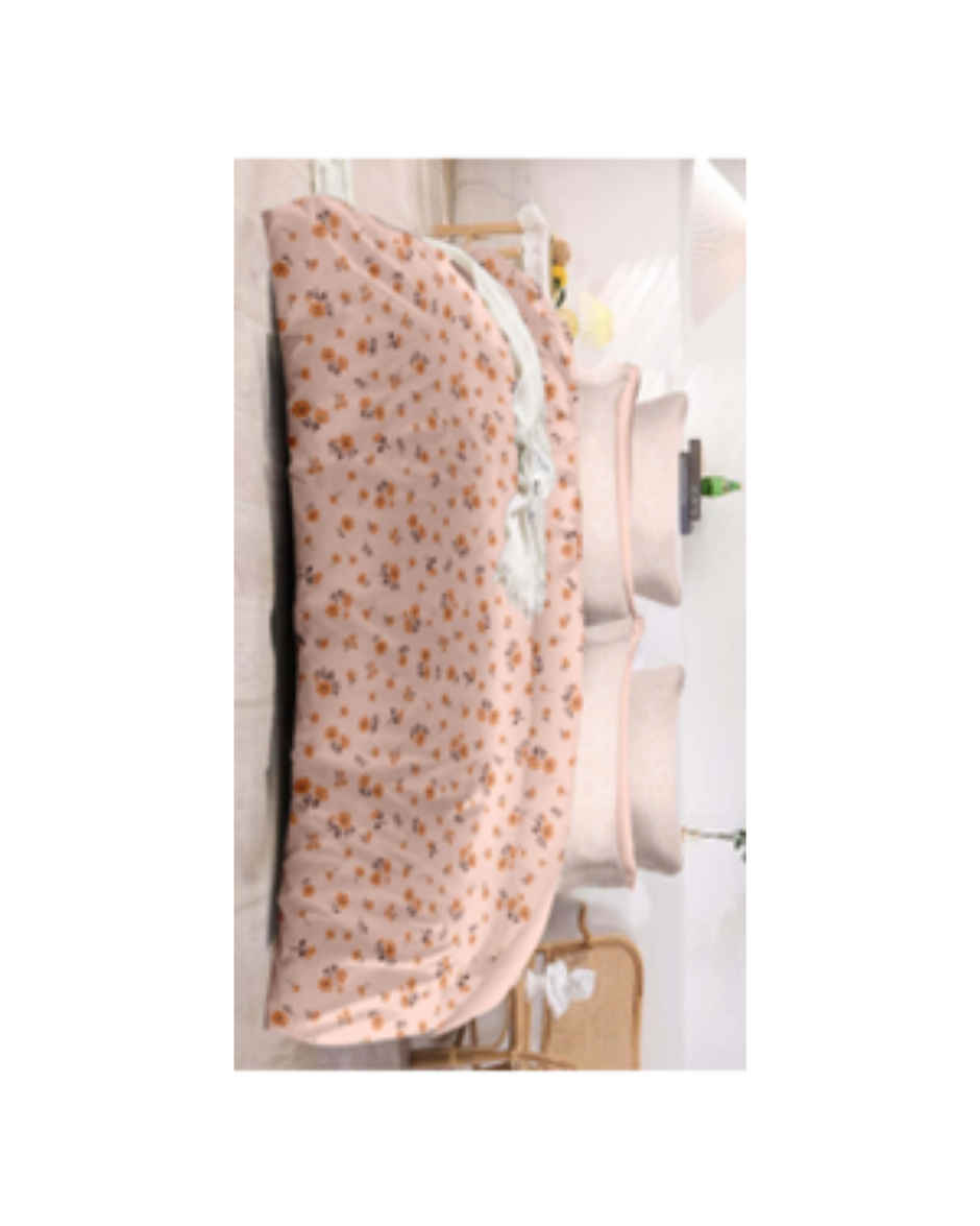 Status Printed Single comforter Peach Petal Charm | 150 x 220 cm