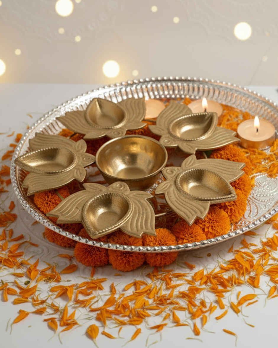 Lotus Design Urli Diya | Mad Over Print