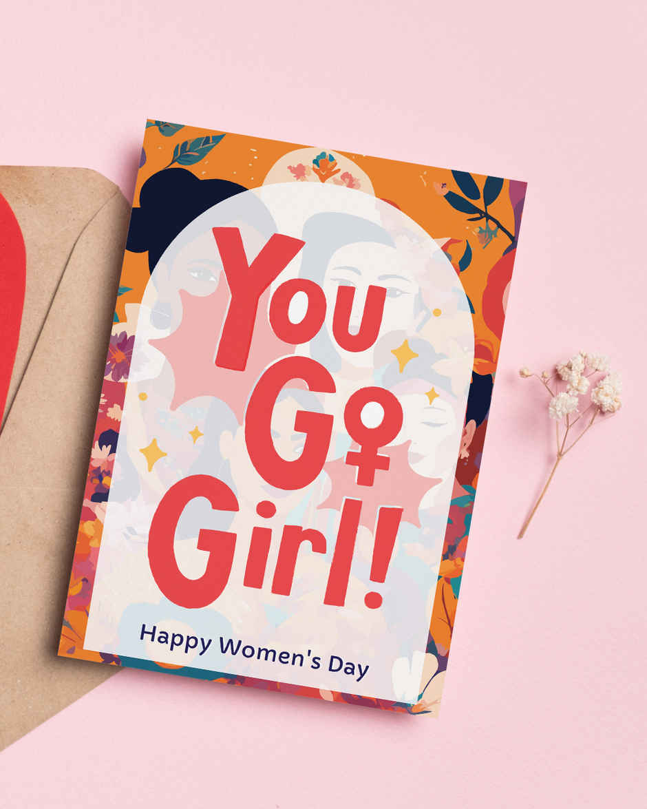 You Go Girl Card | Mad Over Print