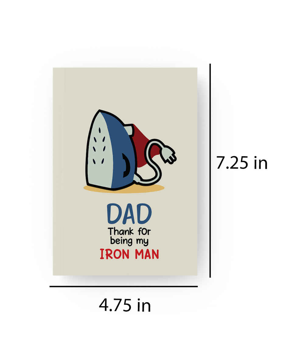 Iron Man Dad Card | Mad Over Prints