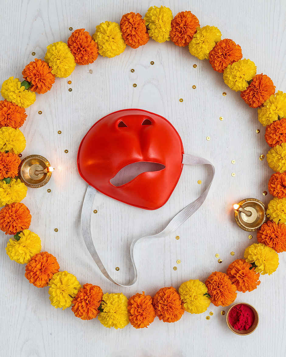 Mad Over Print Hanuman Mouth